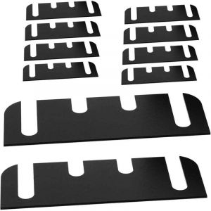 10 Pi&egrave;ces Kit de Cales Plastiques pour Charni&egrave;res de Porte Espaceurs Polyvalents pour Meubles et Portes Int&eacute;rieures R&eacute;paration et Alignement Facile