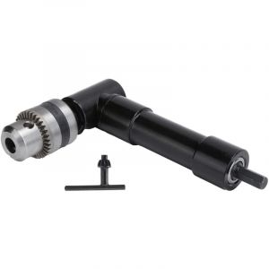 Perceuse &eacute;lectrique &agrave; 90 Degr&eacute;s Tourneur &agrave; Angle Droit/Adaptateur de Fixation de Forage &agrave; Angle de T&ecirc;te Outil de Forage D'extension pour Pi&egrave;ces de