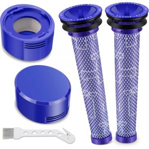 2 Pcs Filtres pour Dyson V8, Filtres pour Dyson V8 Animal Aspirateur, Filtre Dyson V8 Absolute, Filtre pour Aspirateur Dyson V7, Filtre HEPA