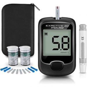 Lecteur de glycémie, Écran D'affichage À L'écran LCD Moniteur De Glycémie Automatique De La Glycémie De Diabète De Diabète De Kit De Test