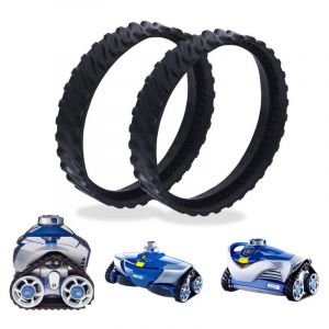 2 chenilles adaptables pour Zodiac MX6 MX8 MX9, pneus de Robot Nettoyeur Piscine Baracuda R0526100