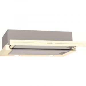 Gorenje BHP62CLI hotte t&eacute;lescopique beige et brun 60 cm