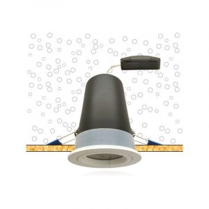 Aerospot - spot encastre mercure mbf osb nf 6W sli dim 4K noir 383036