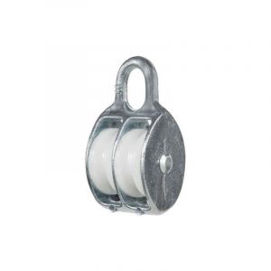 Poulie à œil double 20mm Zamak Chaubeyre 8096202
