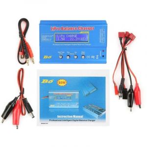 Chargeur iMAX B6 80W,Chargeur iMAX B6 80W, Chargeur Lipo Balance, D&eacute;chargeur pour Batterie LiPo/Li-ION/Life(1-6S), NiMH/NiCd(1-15S), LCD Chargeur