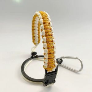 Lot de 2 sangles pour bouteille d'eau d'ext&eacute;rieur - corde de parapluie - corde de poign&eacute;e - anneau de fixation - sangle de transport pour bouteille