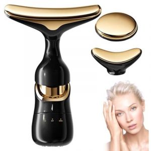 Appareil de massage facial, appareil de massage pour le visage, appareil de massage facial &eacute;lectrique, appareil de massage facial avec 3 t&ecirc;tes de