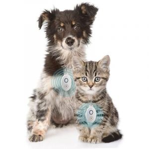 R&eacute;pulsif Anti-puces Anti Tiques Ultrasons Rechargeable USB, Protection Moustiques insectes pour Ext&eacute;rieur, Chiens Chats