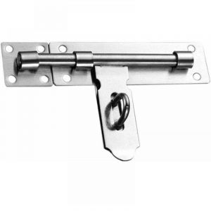 Loquet de Porte Serrure Porte Verrou Loquet Porte Loquet de Verrou Boulon à Glissière Loquet de Portail en Acier Inoxydable pour Entrept Garage