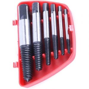 Extracteur de Vis Cass&eacute; Extracteur de Vis Multi-&eacute;clat&eacute; Kit Duret&eacute; en Acier Inoxydable Extracteur de Boulon de Vis Cass&eacute; Facile &agrave; D&eacute;coller Convient