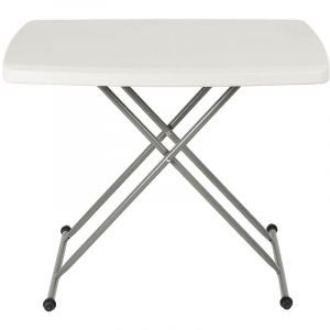 Haloyo - Table pliante d'appoint pour jardin terrase table basse Petite table rectangulaire pliable 765074 cm Hauteur r&eacute;glable