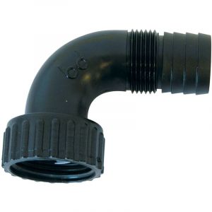 Raccord plastique coudé cannelé f 26/34 ⌀ 25 - Spido