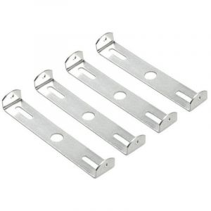 Alovez - Tigrezy [4 pièces] Support de Fixation pour Plafonnier 115mm Luminaire Suspendu Accessoires Lustre de Plafond Plafonnier Plaque de Base