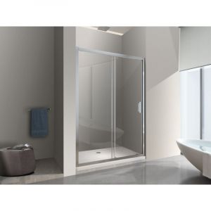 Nala - Porte de douche de 6 mm pour installation en niche H.190 avec overture coulissante - 95-100 cm