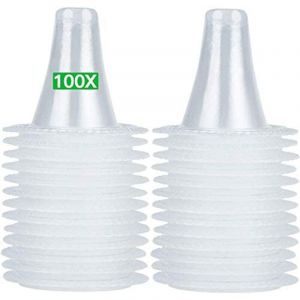 100 Stück Ohrstöpsel für Braun ThermoScan Ohrthermometer, Ersatz-Sondenfilter-Abdeckkappen, Schutzlinsen, -