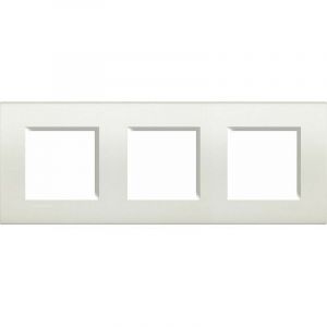 Assiette carrée Livinglight blanche 2 x 3 modules LNA4802M3BI
