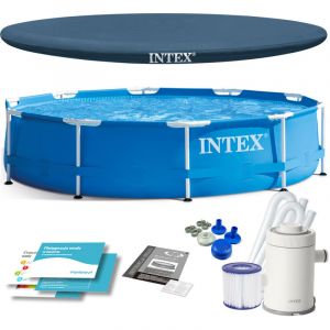 Piscine de jardin tubulaire 305 x 76 cm 10 en 1 INTEX 28202