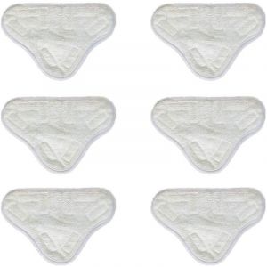 NOLUXA 6pcs microfibre vadrouilles &agrave; vapeur tampons de nettoyage vadrouille &agrave; vapeur de remplacement compatible pour H2O X5 H20 lavable