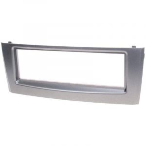 Facade autoradio 1DIN compatible avec Fiat Grande Punto ap05 - Argent Fonce - RAF1509SD