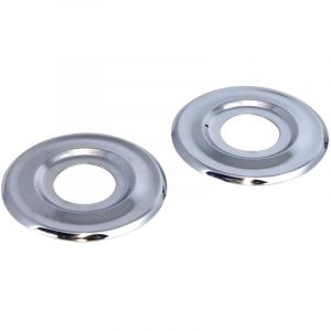 Rosace pour robinetterie sanitaire &agrave; moulure - Diam&egrave;tre ext&eacute;rieur : 55 mm - Diam&egrave;tre int&eacute;rieur : 21 mm Presto