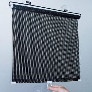 Rideau de balcon &agrave; ventouses, voile d'ombrage r&eacute;tractable pour vitres de voiture, pour chambres, chambres d'enfants, bureaux, camping-cars,