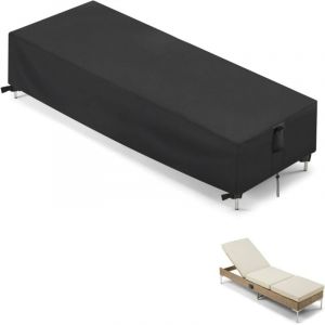 Housse pour Transat Jardin Housse de Chaise Longue de Jardin Housse de Protection Transat Bain de Soleil Ext&eacute;rieur Anti UV Housse de protection pour