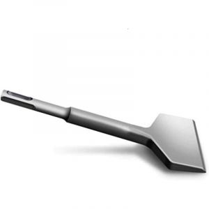 Enowelir Burin SDS Plus Carrelage, Burin Carreaux SDS 165 x 75 x 5mm 40CR Burin a Dejointer Carrelage Burin Coud&eacute; avec tige ronde pour Carreleur