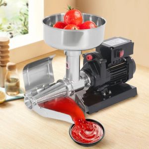 Presse &agrave; tomates &eacute;lectrique, machine &agrave; savon &agrave; tomates industrielle, machine &agrave; confiture en Acier inoxydable, 450 W, pour pr&eacute;parer de sauce tomate,