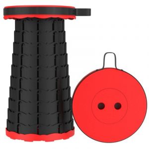 Hofuton Tabouret Pliant Portable, T&eacute;lescopique Tabouret Pliable Portable, Tabouret de Camping pour L'ext&eacute;rieur, Randonn&eacute;e, P&ecirc;che, Barbecue,