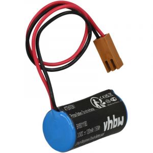 Vhbw - Pile compatible avec Cutler Hammer A03B-0805-K011, A06B Control, A06B-0168-D111 robot industriel (1200mAh, 3V, Li-MnO2)