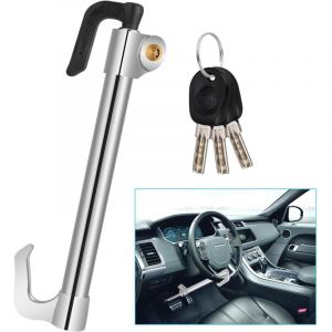 Verrouillage du Volant - Antivol Voiture Volant,Dispositif Antivol de Volant,Canne Antivol Voiture pour voiture SUV camionnette camion