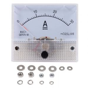 Ampèremètre de surface analogique CC 85C1-A 30 A pour la charge de la batterie, test automatique des circuits
