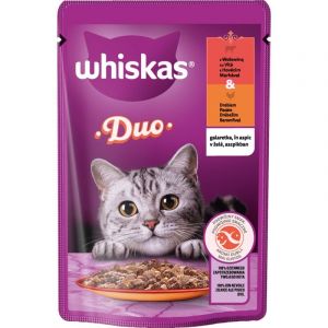 Sachet de gel&eacute;e Whiskas Duo au b&oelig;uf et &agrave; la volaille 85 g