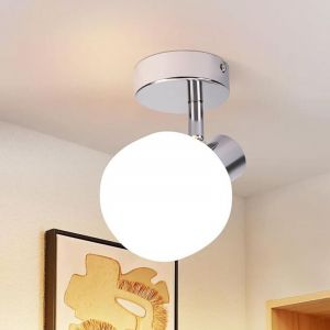 ZMH - Plafonnier Noir Rond 3 Spots de Plafond 3 Ampoules Spot Int&eacute;rieur Abat - Jour Verre Lampe Couloir Moderne E14 Spot Vintage Pour Couloir H&ocirc;tel