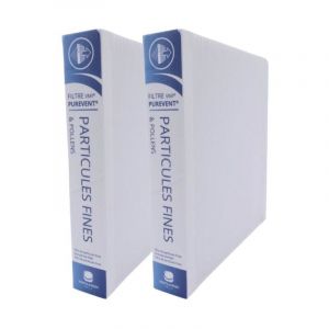 Ventilairsec - Filtre officiel vmi - Lot de 2 filtres Particules fines - pour vmi Purevent - Purification d'Air Intérieur - Jetable
