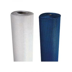 Malla fibra de vidro revocos - talla Mortero azul 10x10 mm.