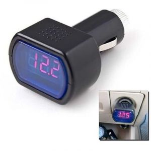 Testeur de batterie &agrave; double voltm&egrave;tre, allume-cigare pour voiture, camion, caravane, 12V, 24V