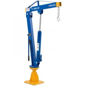 MSW - Grue d'atelier hydraulique 900 kg 360° - Chèvre de levage Grue pour camionnette
