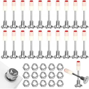 Lot de 50 clous pour pistolet &agrave; clous, clous pour murs en b&eacute;ton, contient 50 &eacute;crous M8, diam&egrave;tre 7,3 mm, pistolet &agrave; clous, pistolet &agrave; clouer