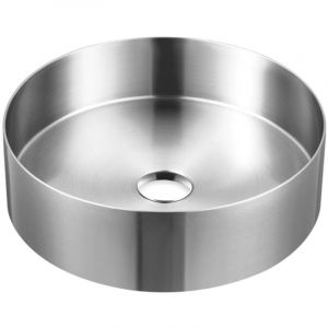 Saniclass - one vasque a poser 36x11cm inox inox brosse