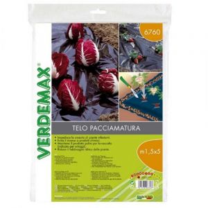 Feuille PE pour paillage mesurant 1,5 x 5 mètres