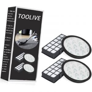 Lot de 2 Filtres hepa pour Rowenta Silence Force Cyclonic 4AAAA (Modèle RO76xx) RO7681EA RO7691EA RO7690EA RO7649EA RO7647EA RO7663EA RO7676EA