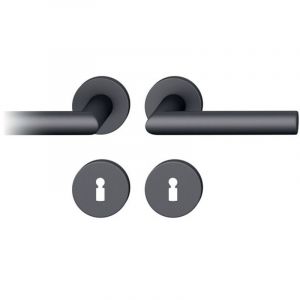 FSB - Poign&eacute;e porte 12 1076 alu.0810 rd.BB din Gauche/Droite