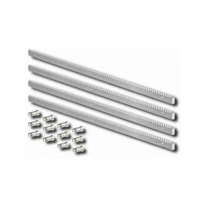Faac - Portail à crémaillère en fer galvanisé 30X12 1 mètre Portail coulissant 490122