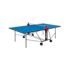 Sponeta - Table Tennis de Table - Table Ping Pong Compacte - Usage extérieur - Bleu et noir