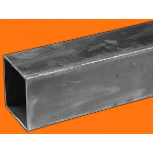 Deco Fer Forge &ndash; Tube carr&eacute; en acier S235 &ndash; Section 50x50mm &ndash; &Eacute;paisseur 2mm &ndash; Longueur 1m &ndash; Acier brut pour ferronnerie et menuiserie