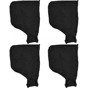 Sac &Agrave; Poussi&egrave;re pour Scie &Agrave; Onglet Sac &Agrave; Poussi&egrave;re pour Machine &Agrave; D&eacute;couper Collecteur Noir Accessoire R&eacute;glable pour Machine &Agrave; D&eacute;couper, Pon&ccedil;euse,