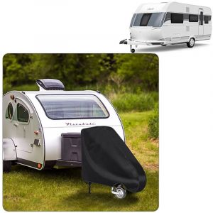 Housse de Timon remorques, Housse de Protection pour caravanes et remorques Attelage Universelle Couverture de remorquage Housse pour T&ecirc;te d'attelage