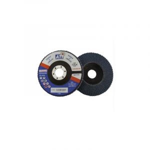 Disque &agrave; lamelles Zirconium incurv&eacute;, 125mm, grain de 40.