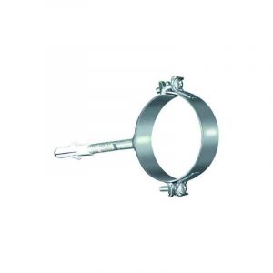 MBM &ndash; Collier mural en acier inoxydable 316 DN 120 &ndash; R&eacute;sistance &agrave; la corrosion &ndash; Installation facile avec ancrage mural &ndash; Temp&eacute;rature jusqu'&agrave; 600 &deg;C